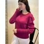 Pull Jaline fuchsia - La Petite Etoile