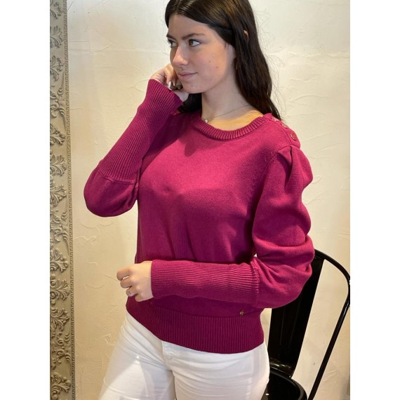 Pull Jaline fuchsia - La Petite Etoile